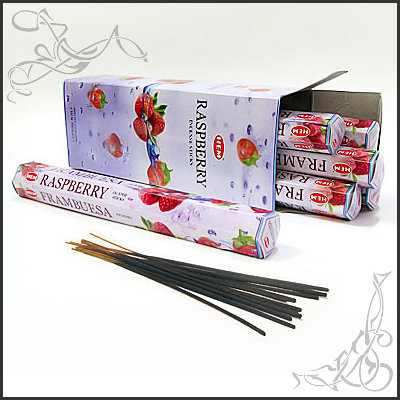 Малина (Raspberry) ароматные палочки-благовония Ароматические благовония-палочки Малина(Raspberry).Упаковка 20 шт.Производство HEM (Индия).