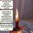Средняя восковая черная свеча с Полынью - Средняя восковая черная свеча с Полынью