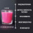 Низкотемпературная БДСМ свеча в стакане розовая - Низкотемпературная БДСМ свеча в стакане розовая