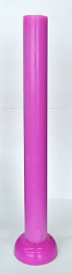 Свеча алтарная 80 розовый Свеча для ритуалов из парафина высотой 80 см, диаметр 8 см с подставкой. Время горения около 40 ч. Укрепление семейных отношений, любовь, дружба, признание