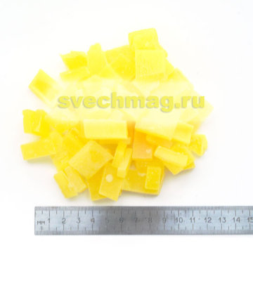 Кубики парафиновые желтые 