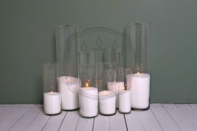 Аренда 12 напольных насыпных свечей  Один комплект - 12 свечи разных размеров
