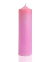 Свеча алтарная 8 розовая