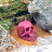 Свеча восковая череп пурпурная малая - Свеча восковая череп пурпурная малая