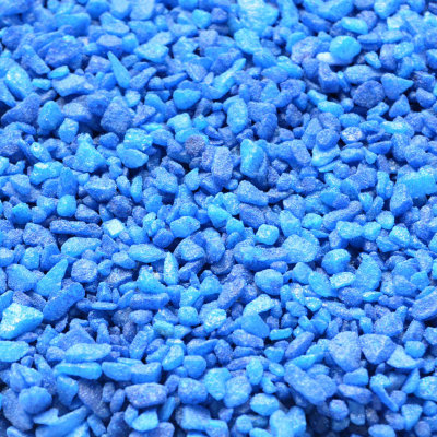 Грунт Голубой 3-10 мм (вес 100г) 