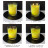 Низкотемпературная БДСМ свеча в стакане желтая - Низкотемпературная БДСМ свеча в стакане желтая
