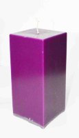 Свеча куб Фиолетовая