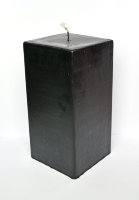 Свеча куб Черная