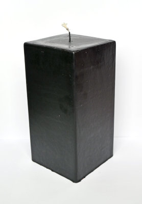 Свеча куб Черная Свеча куб черного цвета