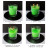 Низкотемпературная БДСМ свеча в стакане зеленая - Низкотемпературная БДСМ свеча в стакане зеленая