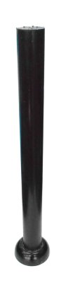 Свеча алтарная 60 черный Свеча для ритуалов из парафина высотой 60 см, диаметр 8 см с подставкой. От порчи, сглаза, врагов, для защиты, разрушение