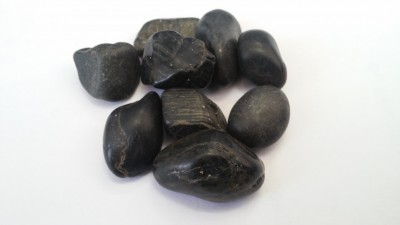 Декоративные камни Черные 5-8мм (вес 100г)  